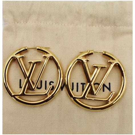 lv circle earrings